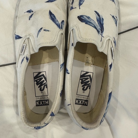 Kith White and Blue Feather Sneakers - Picture 3 of 5